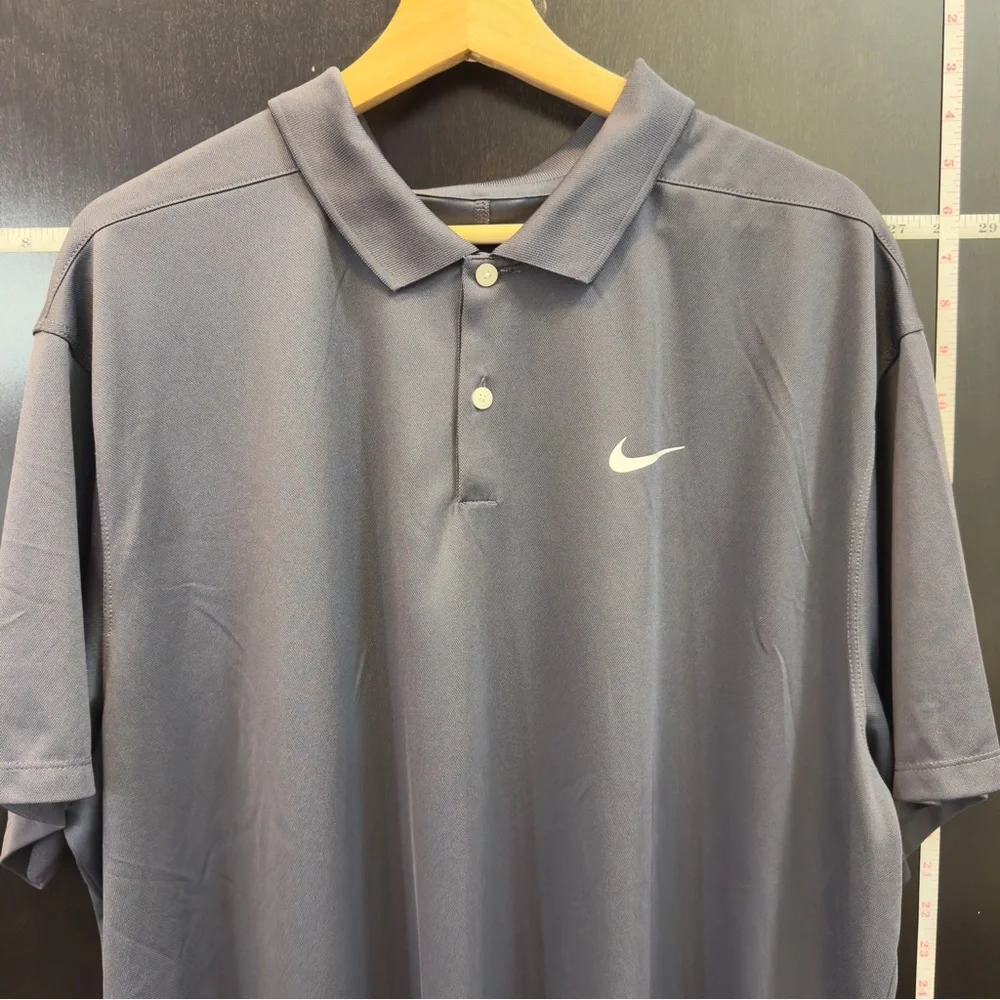 Nike Men's Charcoal Polo Shirt - Picture 2 of 5
